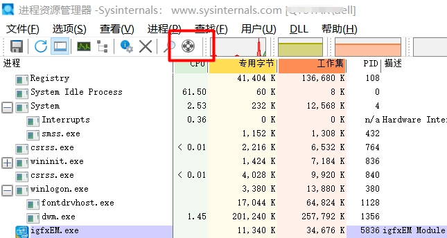 ProcessExplorer 多功能任务管理器软件-中文绿色单文件版-第2张图片-IT技术视界