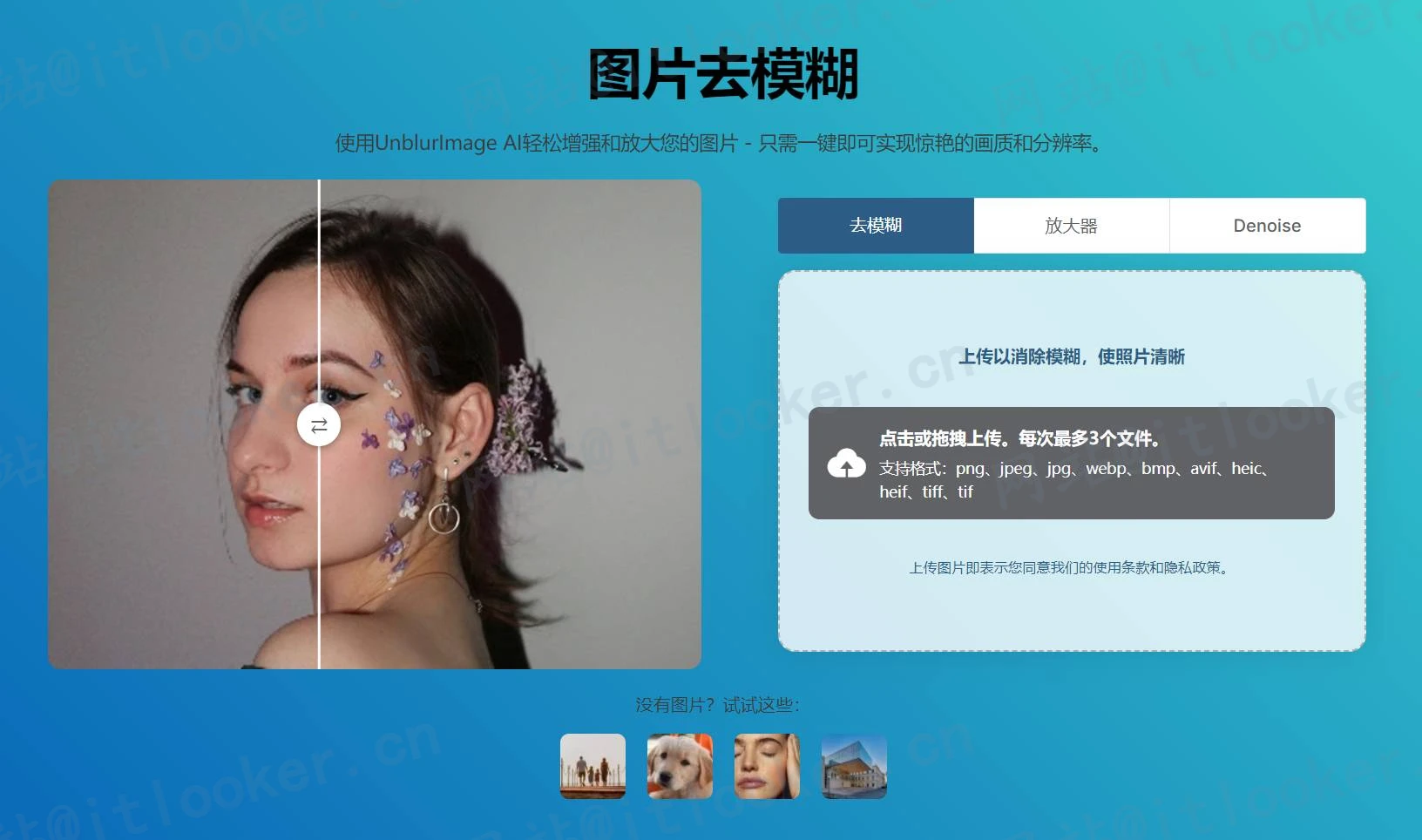 UnblurImageAI图片去模糊工具，一键修复模糊照片专家-第1张图片-IT技术视界