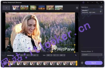 HitPaw去水印工具破解版下载-永久使用/一键清除图片视频水印/全格式支持-第3张图片-IT技术视界