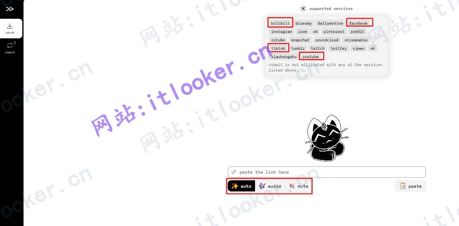 Cobalt下载工具 - 免费无水印视频/音乐下载神器-第1张图片-IT技术视界