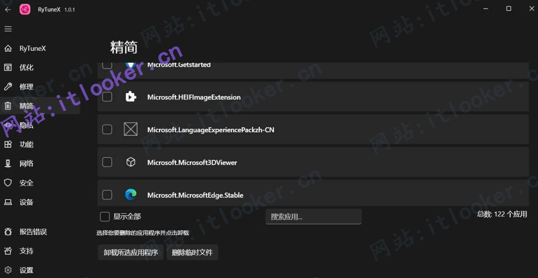 RyTuneX：开源系统优化工具中文版，提升电脑运行效率-第5张图片-IT技术视界