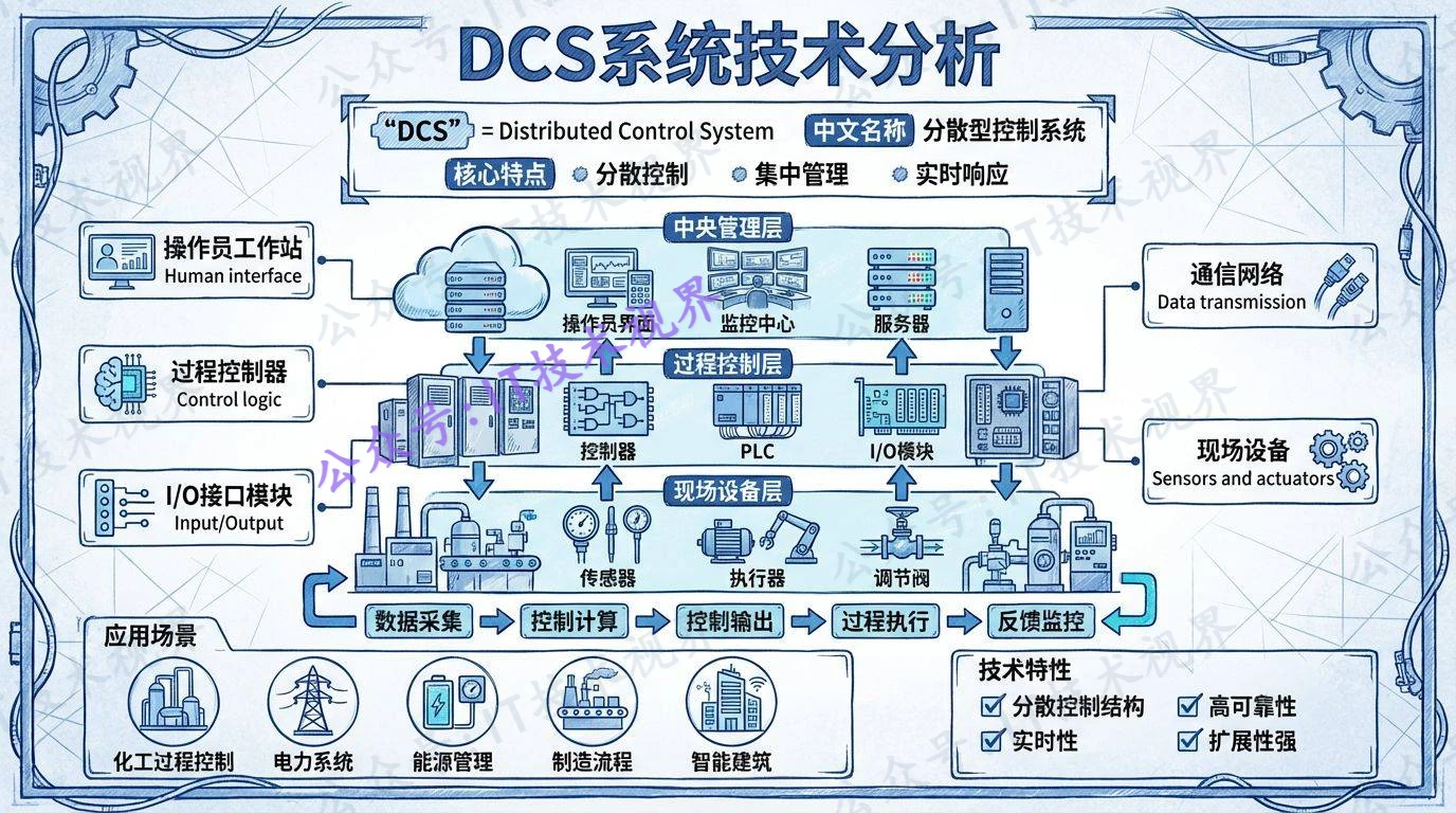 什么是 DCS：分布式控制系统的架构原理与工业应用-第1张图片-IT技术视界